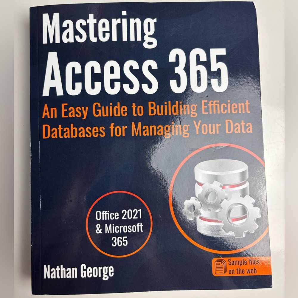 Mastering Access 365 paperback book by Nathan George